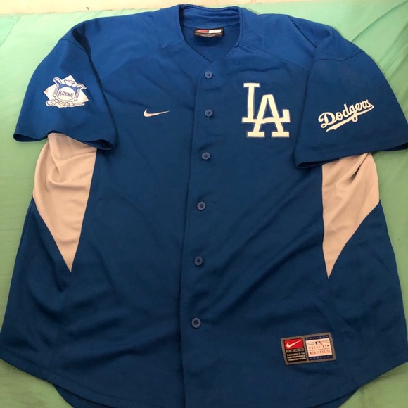 VTG Los Angeles DodgersNike TeamJersey Sz L